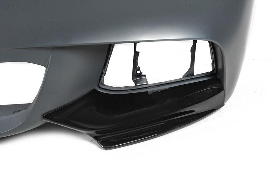BMW 5 Series F10/F11 2010–2016 Front Bumper Lip DPT Flap (for M-Performance, Gloss Black) Photo 16
