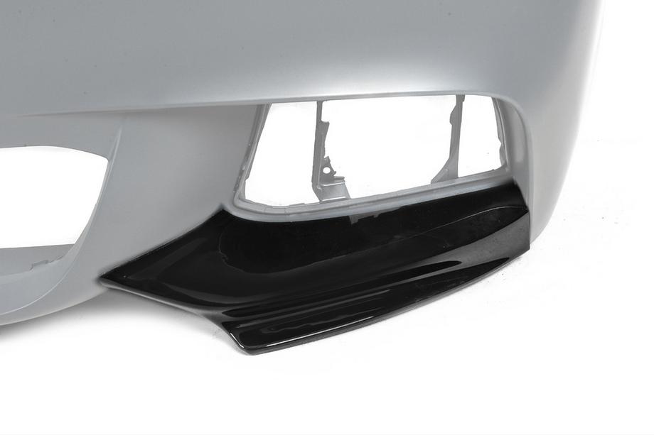 BMW 5 Series F10/F11 2010–2016 Front Bumper Lip DPT Flap (for M-Performance, Gloss Black) Photo 8