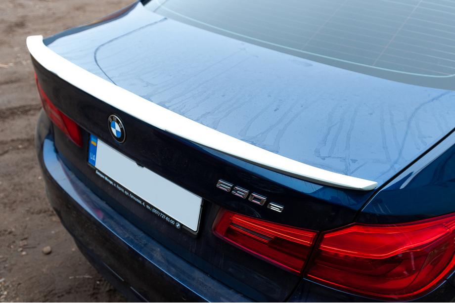BMW 5 Series G30/G31 2017–2023 Spoiler Meliset Bat (primed for painting) Image