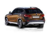 BMW X1 E84 2009-2015 Stainless steel trim above license plate photo 1