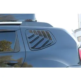Rear window covers EuroCap (2 pcs, ABS) photo 2