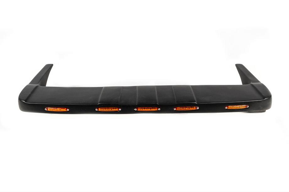 Renault Duster 2008–2017 Windshield Visor V1 (LED, Matte Black) Photo 2