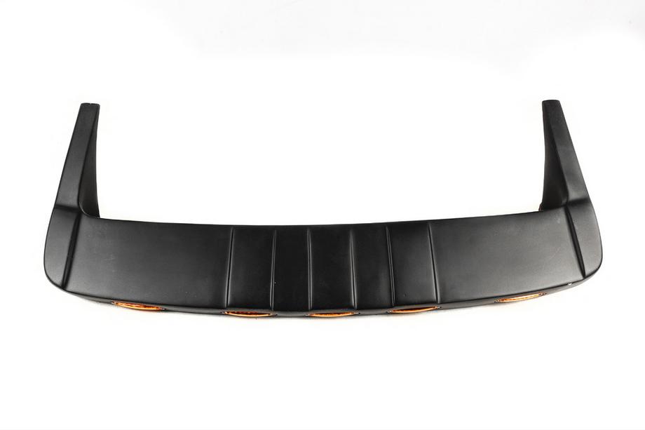 Renault Duster 2008–2017 Windshield Visor V1 (LED, Matte Black) Photo 5
