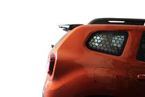 Renault Duster 2018-2024 Rear window covers OmsaLine (2 pcs, ABS) photo 1