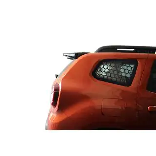 Rear window covers OmsaLine (2 pcs, ABS) photo 1