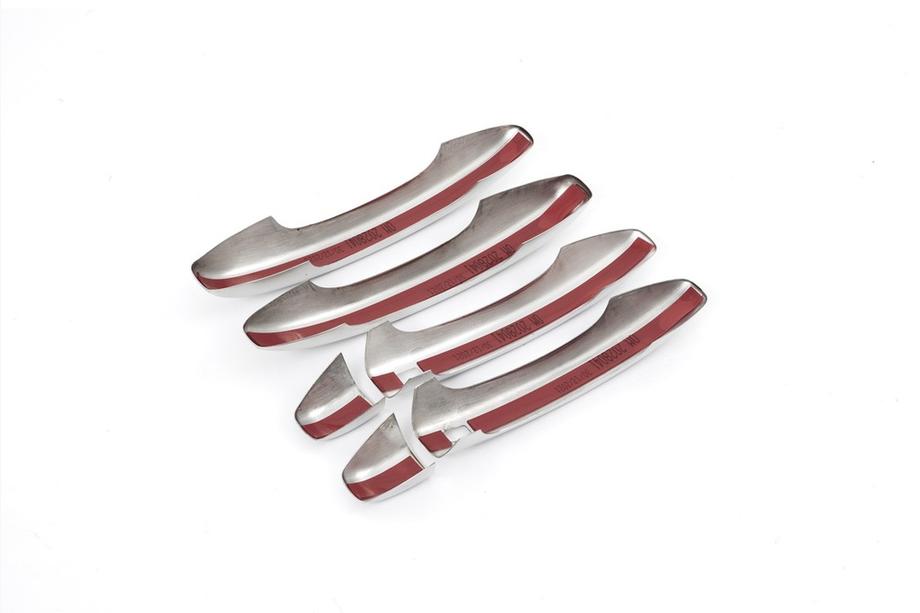 Dacia Jogger 2022- Chrome Door Handle Covers (4 pcs, Stainless Steel) Photo 3