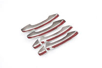 Dacia Sandero 2021- Chrome Door Handle Covers (4 pcs, Stainless Steel) photo 3