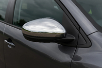 Dacia Sandero 2021- Mirror Covers (2 pcs, Stainless Steel) photo 1