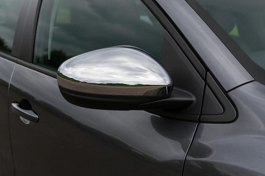 Dacia Sandero 2021- Mirror Covers (2 pcs, Stainless Steel) Image
