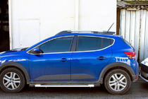 Dacia Sandero 2021- Full window trim set (14 pcs, stainless steel) photo 2