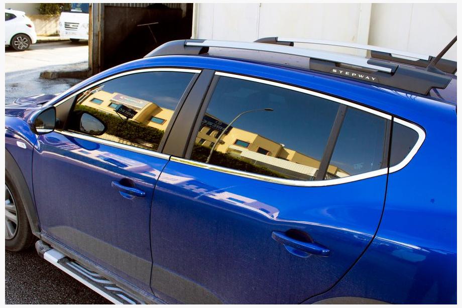 Dacia Sandero 2021- Full window trim set (14 pcs, stainless steel) Image