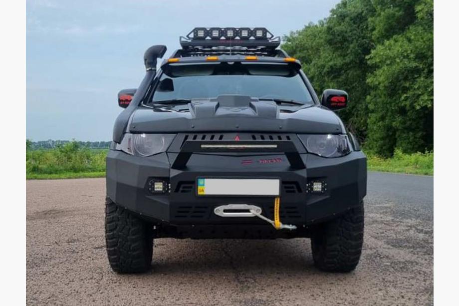 Mitsubishi L200 2015-2024 Roof Basket for Roll Bar Dakar (100x100cm) Photo 8