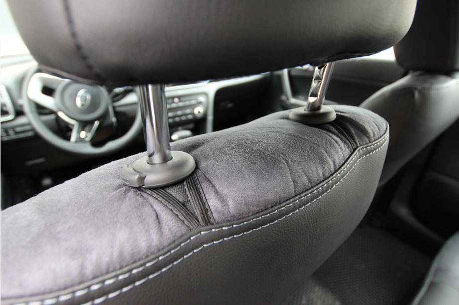 Kia Sportage 2021- Car Seat Covers Eco Leather+Fabric+Alcantara Antara A0010 (Full Set) Photo 6