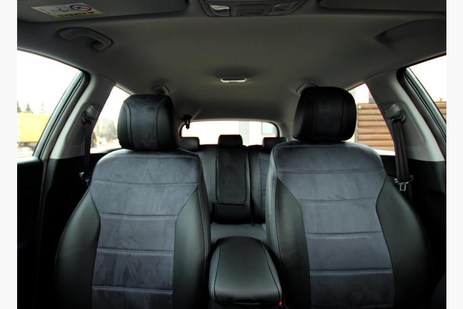 Kia Sportage 2021- Car Seat Covers Eco Leather+Fabric+Alcantara Antara A0010 (Full Set) Photo 9