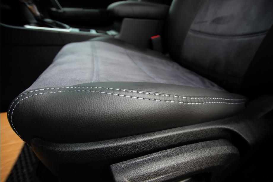 Kia Sportage 2021- Car Seat Covers Eco Leather+Fabric+Alcantara Antara A0010 (Full Set) Photo 12