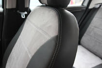 Citroen C-Elysee 2013-2022 Car Seat Covers Eco Leather+Fabric+Alcantara Antara A0010 (Full Set) photo 6