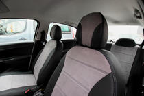 Citroen C-Elysee 2013-2022 Car Seat Covers Eco Leather+Fabric+Alcantara Antara A0010 (Full Set) photo 9