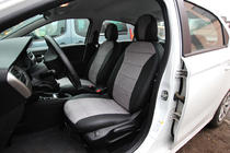 Citroen C-Elysee 2013-2022 Car Seat Covers Eco Leather+Fabric+Alcantara Antara A0010 (Full Set) photo 1