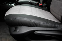 Citroen C-Elysee 2013-2022 Car Seat Covers Eco Leather+Fabric+Alcantara Antara A0010 (Full Set) photo 16