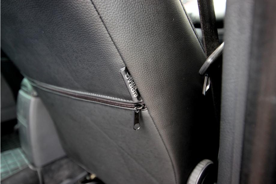 Volkswagen Passat B5 1997-2005 Car Seat Covers Eco Leather+Fabric+Alcantara Antara A006 (Full Set) Photo 2