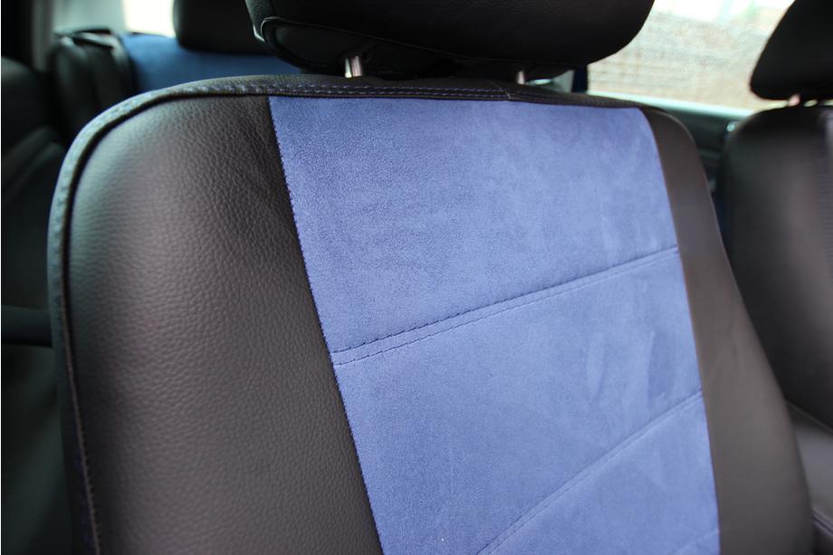Volkswagen Passat B5 1997-2005 Car Seat Covers Eco Leather+Fabric+Alcantara Antara A006 (Full Set) Photo 3