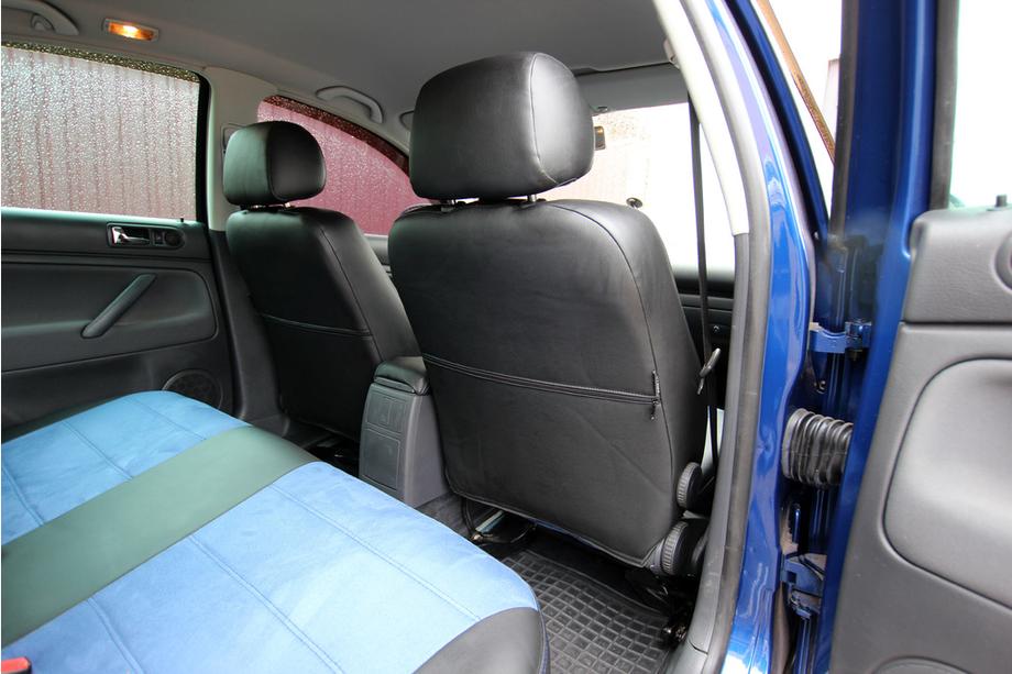 Volkswagen Passat B5 1997-2005 Car Seat Covers Eco Leather+Fabric+Alcantara Antara A006 (Full Set) Photo 13
