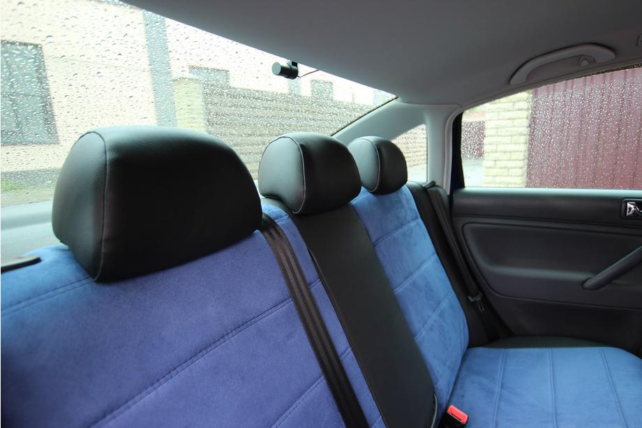 Volkswagen Passat B5 1997-2005 Car Seat Covers Eco Leather+Fabric+Alcantara Antara A006 (Full Set) Photo 7
