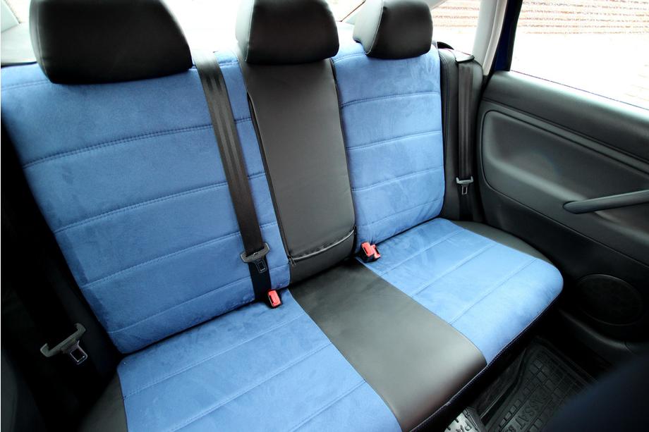 Volkswagen Passat B5 1997-2005 Car Seat Covers Eco Leather+Fabric+Alcantara Antara A006 (Full Set) Photo 6