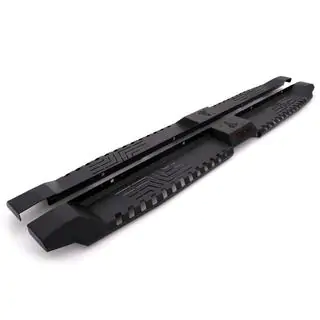 Side Steps Dakar V2 without LED (2 pcs, metal) Fiat Fullback 2016- photo 1