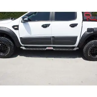 Side Steps Dakar V2 without LED (2 pcs, metal) Fiat Fullback 2016- photo 4
