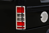 Opel Combo 2002–2012 Chrome Tail Light Covers (2 pcs, plastic) photo 1