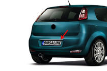 Fiat Punto Grande/EVO 2006-2018 Chrome trim above license plate (stainless steel) photo 1