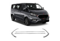 Ford Custom 2013-2022 Chrome Trim for Front Grille 2018+ (4 pcs, Stainless Steel) photo 3