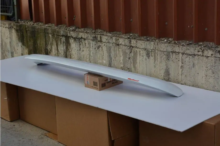 Ford Transit 2000–2014 Windshield Sun Visor V1 (paintable, adhesive mount) Image