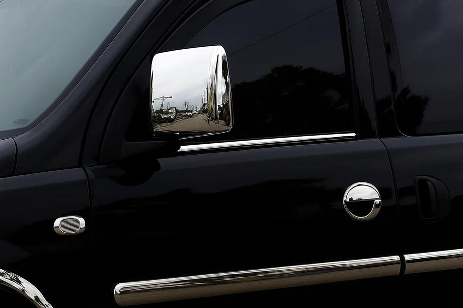 Opel Combo 2002–2012 Mirror Covers (2 pcs, Plastic) Photo 4