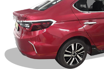 Honda City 2021- Chrome trim above license plate SD (3 pcs, stainless steel) photo 3