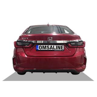 Chrome trim above license plate SD (3 pcs, stainless steel) photo 1