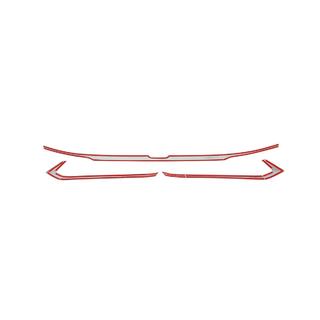 Chrome trim above license plate SD (3 pcs, stainless steel) photo 4