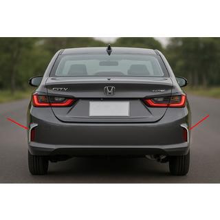 Rear Bumper Reflector Trim SD (2 pcs, Stainless Steel) Honda City 2021- photo 1