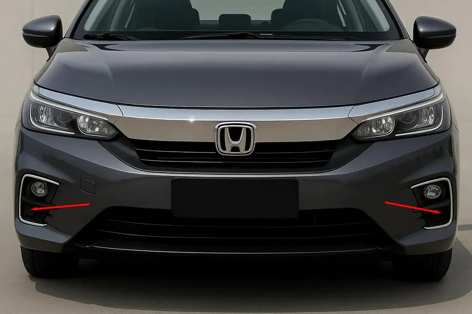 Honda City 2021- Fog Light Trims SD (2 pcs, Stainless Steel) Image