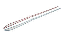 Honda City 2021- Door Moldings SD (4 pcs, Stainless Steel) photo 3
