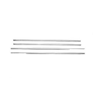 Exterior window trim stainless steel (4 pcs) Honda Civic 1995-2001 photo 2