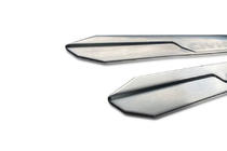 Honda Civic Sedan IX 2011-2016 Door Sill Protectors OmsaLine V2 (4 pcs, Stainless Steel) photo 2