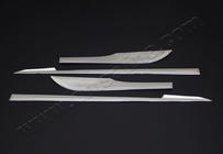 Honda Civic Sedan X 2016-2021 Door Mouldings V2 (4 pcs, Stainless Steel) photo 2