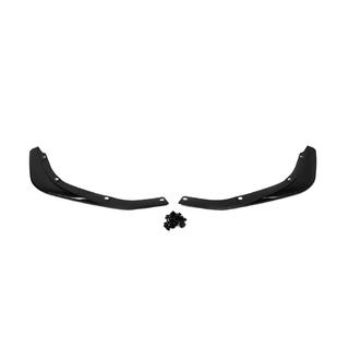 Front bumper flaps (2 pcs, black) photo 2
