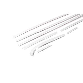 Full window trim set (14 pcs, stainless steel) photo 4