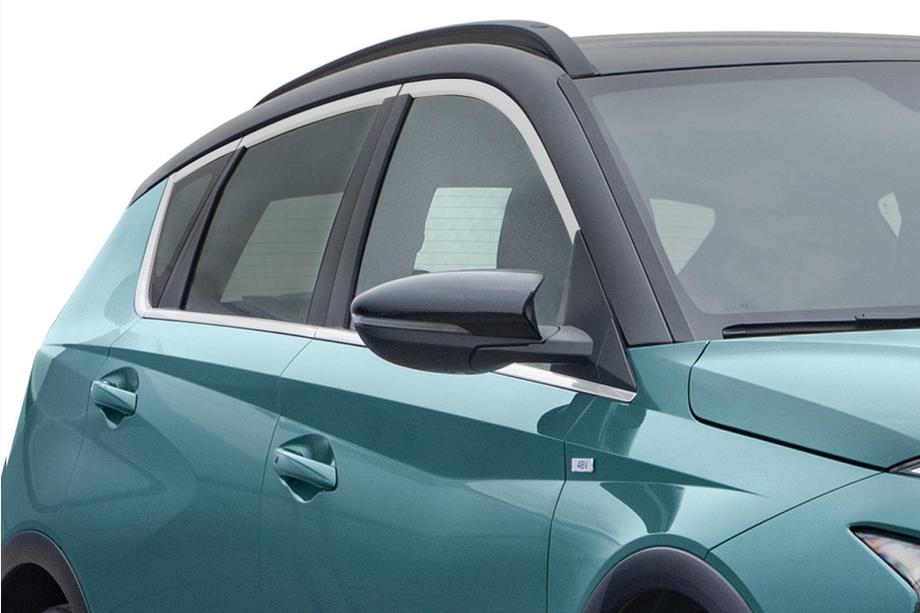 Hyundai Bayon 2021- Full window trim set (14 pcs, stainless steel) Photo 2