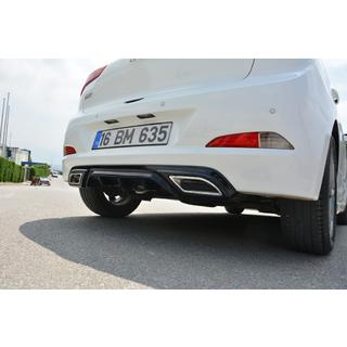 Rear bumper extension Meliset (primed for painting) Hyundai I-20 2014-2020 photo 2