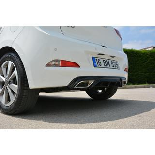 Rear bumper extension Meliset (primed for painting) Hyundai I-20 2014-2020 photo 3