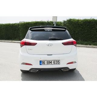Rear bumper extension Meliset (primed for painting) Hyundai I-20 2014-2020 photo 4